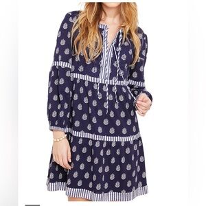 Vineyard Vines Fleur de Leaf Tunic Dress